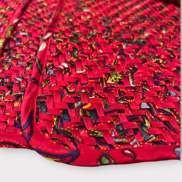 Chico's (L) Woven Silk Jacket - Picture 4 of 10